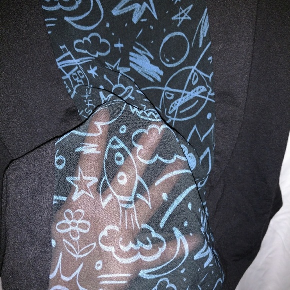 Disney Stitch tank top w sheer back panel - Picture 2 of 3